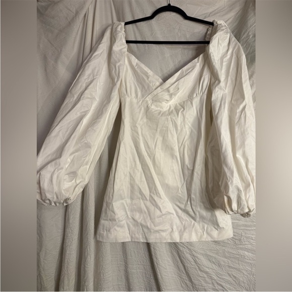 10. House of CB White Long Sleeve Dress - Picture 5 of 8